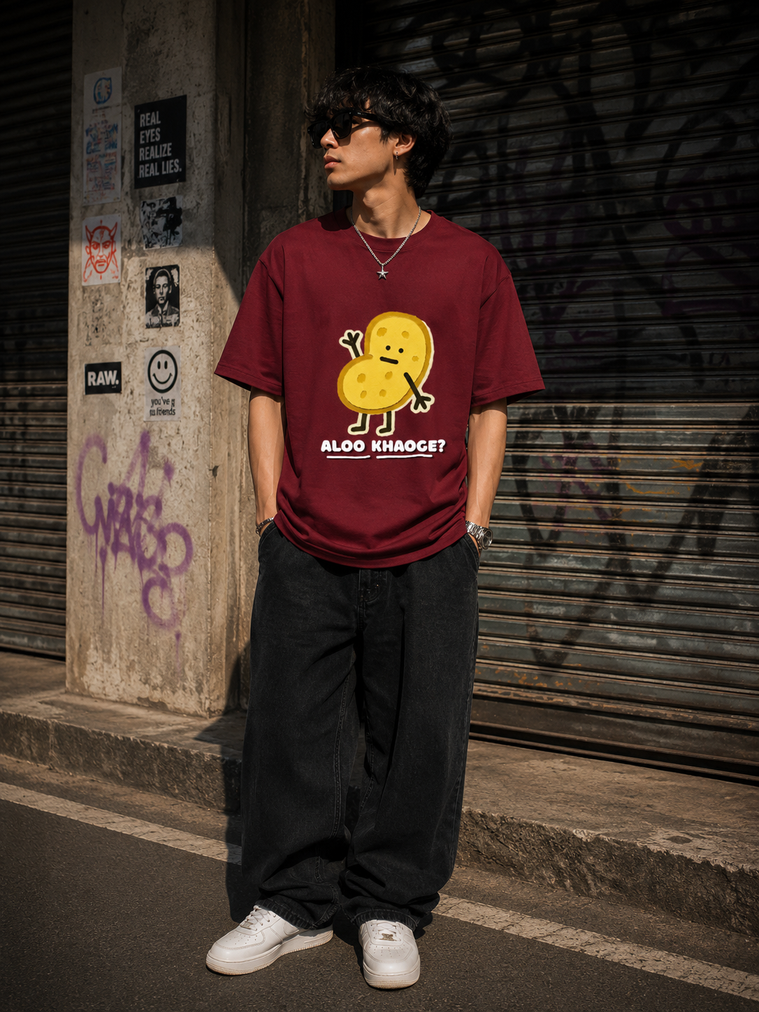 Aloo Khaoge? Meme T-Shirt
