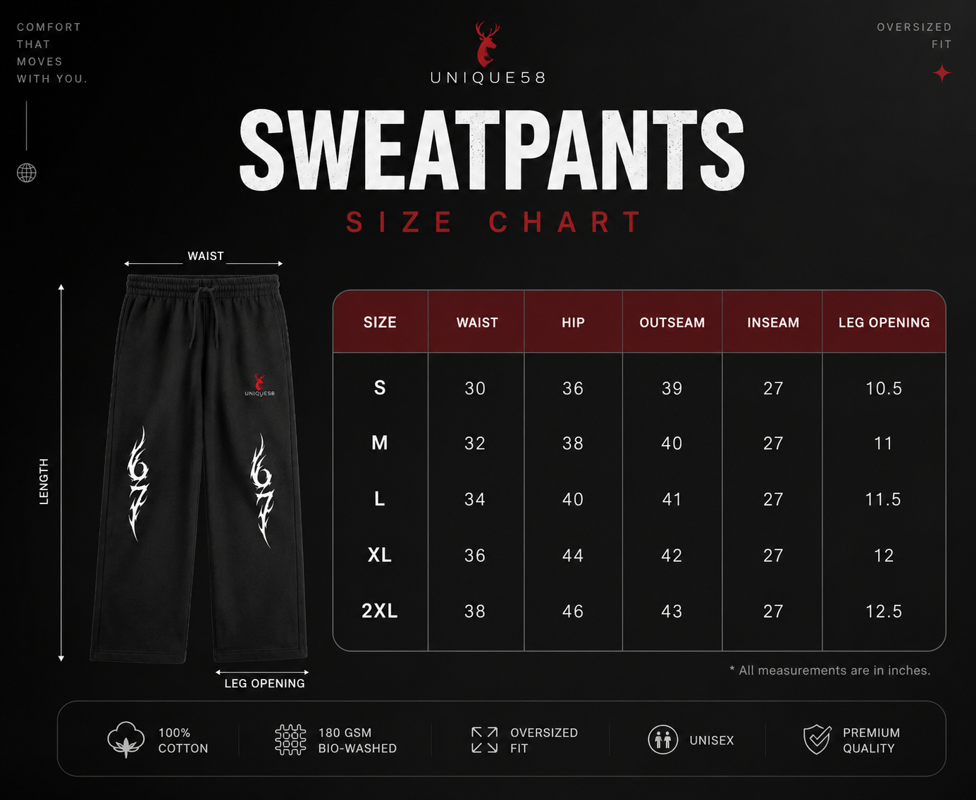 67 Unisex Sweatpants